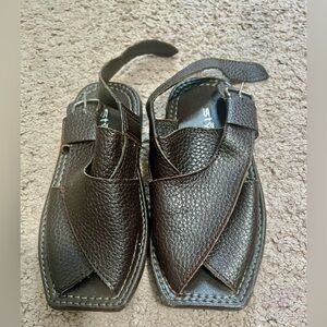 Brown Leather Sandals